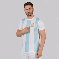 Camisa Argentina Classic 10 Messi Masculina - Foto 4