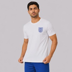Camisa Inglaterra Retrô I 1966 Masculina - Foto 3