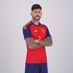 Camisa Espanha I 26/27 7 Torres Adidas Masculina - Foto 3
