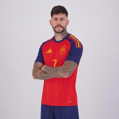 Camisa Espanha I 26/27 7 Torres Adidas Masculina - Foto 4