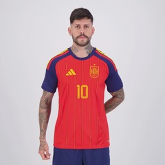 Camisa Espanha I 26/27 10 Olmo Adidas Masculina - Foto 2