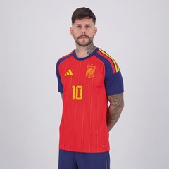Camisa Espanha I 26/27 10 Olmo Adidas Masculina - Foto 4