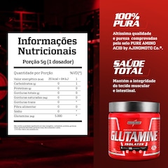 Glutamina Natural Integralmedica Glutamine 300g - Foto 3