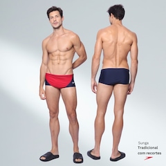 Sunga Tradicional com Recortes Speedo - Adulto - Foto 4