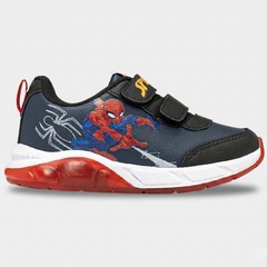 Tênis Marvel Spider Man Led Velcro Menino - Infantil - Foto 2