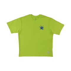 Camiseta Oakley Mad Lab Atom Graphic SS Tee Lime - Masculina - Foto 1
