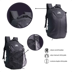 Mochila Penalty 2 Bolsos Compartimento Esportivo Bola - 20 Litros - Foto 5