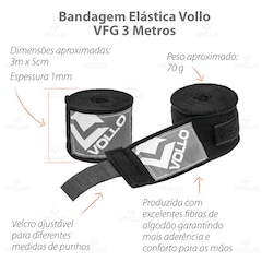 Kit Boxe Luva 14Oz Dourado + Protetor Bucal + Bandagem Preta - Foto 5