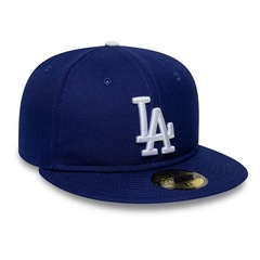 Boné Adulto New Era 5950 Los Angeles Dodgers Aba Reta - Foto 3
