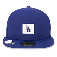 Boné Adulto New Era Fechado 5950 Los Angeles Dodgers Aba Reta - Foto 1