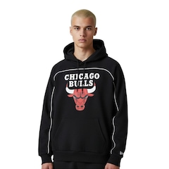 Blusão de Moletom New Era Hoodie Chicago Bulls - Masculina - Foto 1
