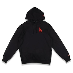 Blusão de Moletom New Era Hoodie Los Angeles Dodgers - Masculina - Foto 2