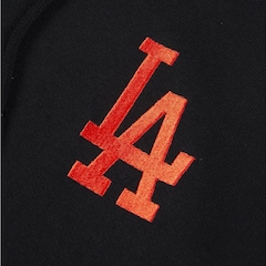 Blusão de Moletom New Era Hoodie Los Angeles Dodgers - Masculina - Foto 4