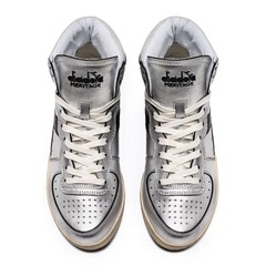 Tênis Casual Diadora Mi Basket Metal Used Feminino - Foto 6