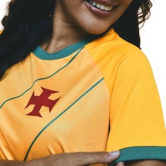 Camiseta do Brasil Vasco Folha Braziline Feminina - Foto 4