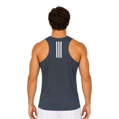 Camiseta Regata Básica 3 Listras adidas Masculina - Foto 2