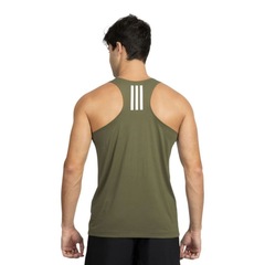 Camiseta Regata adidas Básica 3 Listras Masculina - Foto 2