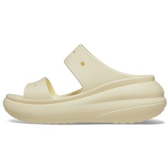 Sandália Crocs Classic Crush Platform Sandal Buttercream - Feminina - Foto 2