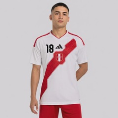 Camisa Peru I 26/27 18 adidas Carrillo Masculina - Foto 2
