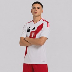 Camisa Peru I 26/27 18 adidas Carrillo Masculina - Foto 4