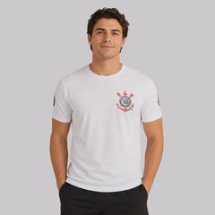 Camisa do Corinthians Brasão Dry Patch Libertadores Masculina - Foto 1