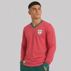 Camisa da Portuguesa Retrô 1935 Manga Longa Masculina - Foto 2