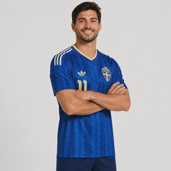 Camisa Suécia II 26/27 11 Elanga adidas Masculina - Foto 3