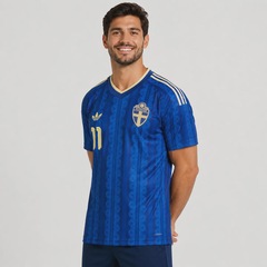 Camisa Suécia II 26/27 11 Elanga adidas Masculina - Foto 4
