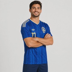 Camisa Suécia II 26/27 17 Gyökeres adidas Masculina - Foto 3