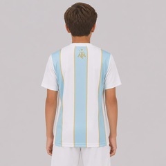 Camisa Argentina Classic Infantil - Foto 4