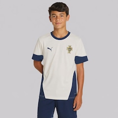 Camisa Portugal Treino 25/26 7 Ronaldo Puma Infantil - Foto 2