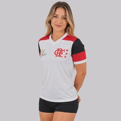 Camisa do Flamengo Zico Retrô Premium Feminina - Foto 3