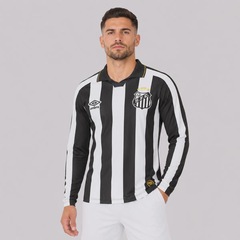 Camisa do Santos II 26/27 Manga Longa Umbro Masculina - Foto 1