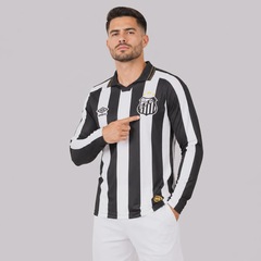 Camisa do Santos II 26/27 Manga Longa Umbro Masculina - Foto 2
