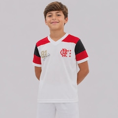 Camisa do Flamengo Zico Retrô Premium Infantil - Foto 1