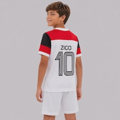 Camisa do Flamengo Zico Retrô Premium Infantil - Foto 4