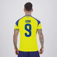 Camisa Suécia I 26/27 9 Isak adidas Masculina - Foto 1