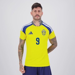 Camisa Suécia I 26/27 9 Isak adidas Masculina - Foto 2