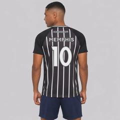 Camisa do Corinthians Raglan Dry 10 Memphis Masculina - Foto 1