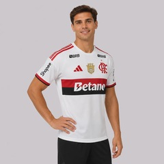 Camisa do Flamengo II 26/27 Patch Campeão Brasileiro 25/26 adidas Masculina - Foto 2