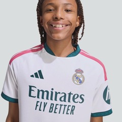 Camisa Real Madrid I 26/27 adidas Infantil - Foto 5