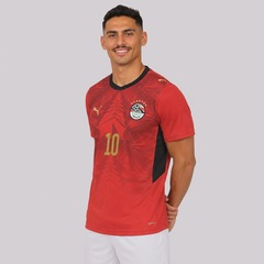 Camisa Egito I 26/27 10 M. Salah Puma Masculina - Foto 4
