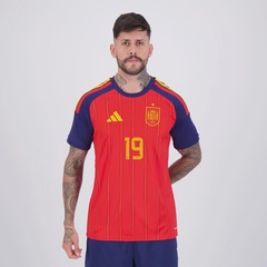 Camisa Espanha I 26/27 19 Lamine Yamal adidas Masculina - Foto 2