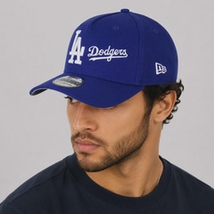 Boné New Era Los Angeles Dodgers 3930AF Double Logo MLB - Foto 5