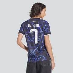 Camisa Argentina II 26/27 7 De Paul adidas Feminina - Foto 1