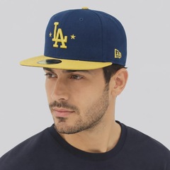 Boné New Era Los Angeles Dodgers 5950 Gold Collection MLB - Foto 7