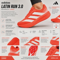 Tênis Unissex adidas Latin Run 3.0 - Foto 2