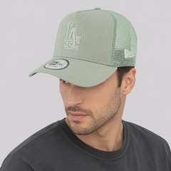 Boné New Era Los Angeles Dodgers 940AF Outline Trucker MLB - Foto 5