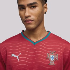 Camisa Portugal I 26/27 Manga Longa Puma Masculina - Foto 2
