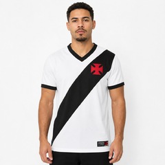 Camisa do Vasco da Gama Expresso da Vitória Retrô Braziline - Masculina - Foto 2
